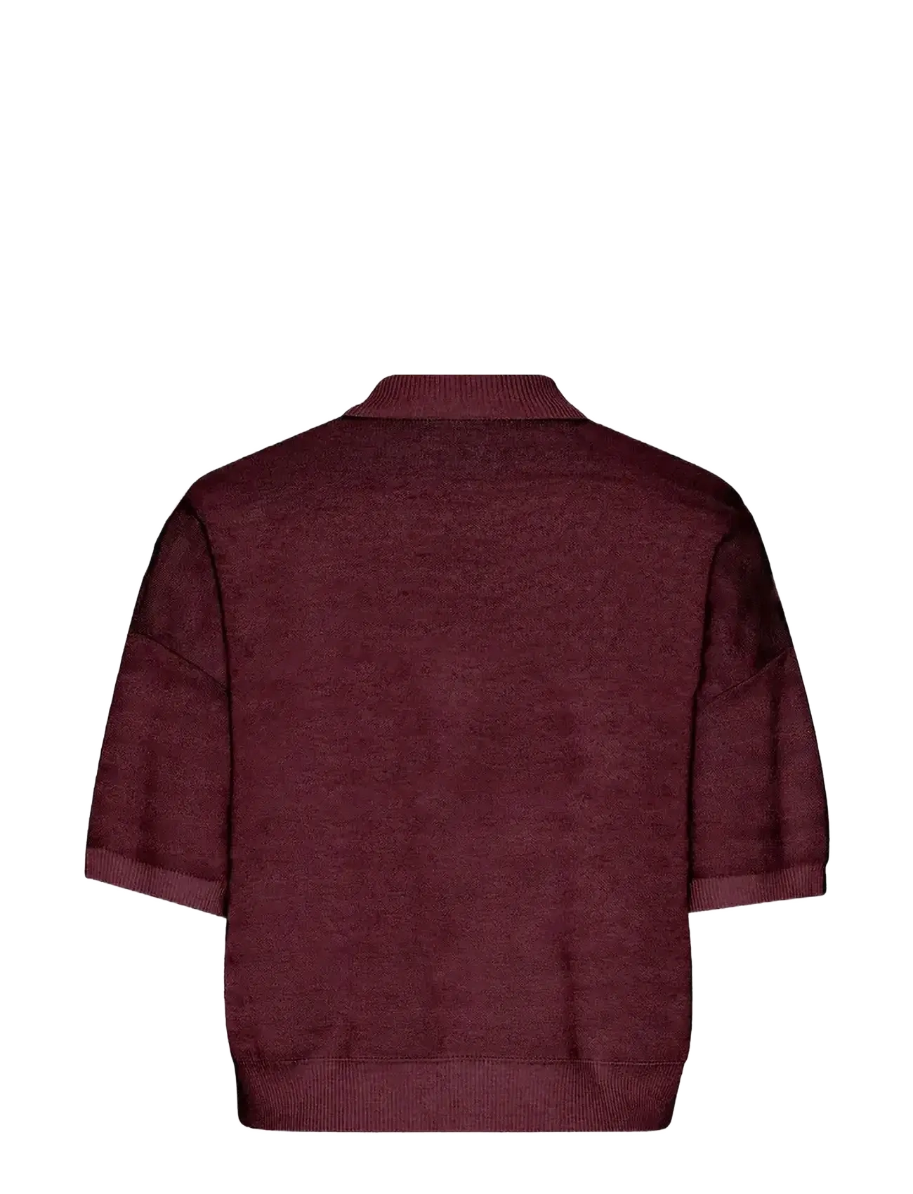 ROTATE - SLINKY KNIT POLO - polosärgid - zinfandel - 2