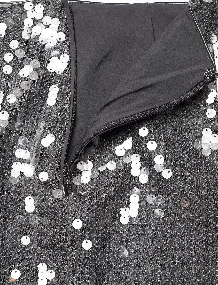 ROTATE - NET SEQUIN MIDI SKIRT - paillet nederdele - blackened pearl (dark gray) - 2