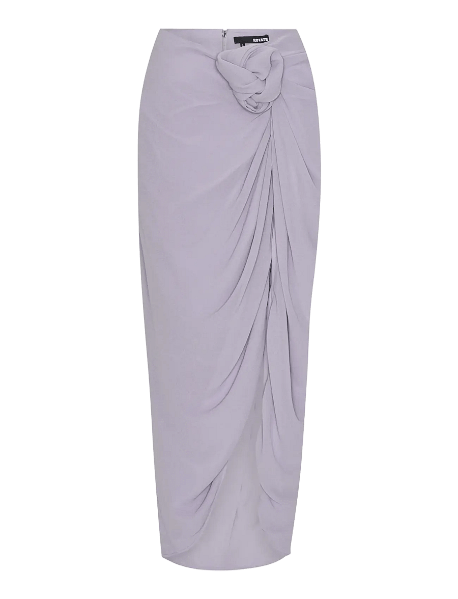 ROTATE - CREPE KNOT SKIRT - lavender aura - 1