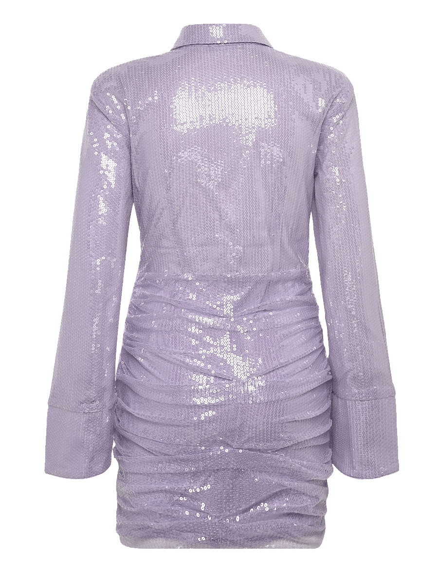 ROTATE - SEQUIN MINI DRESS - cocktail dresses - misty lilac - 1