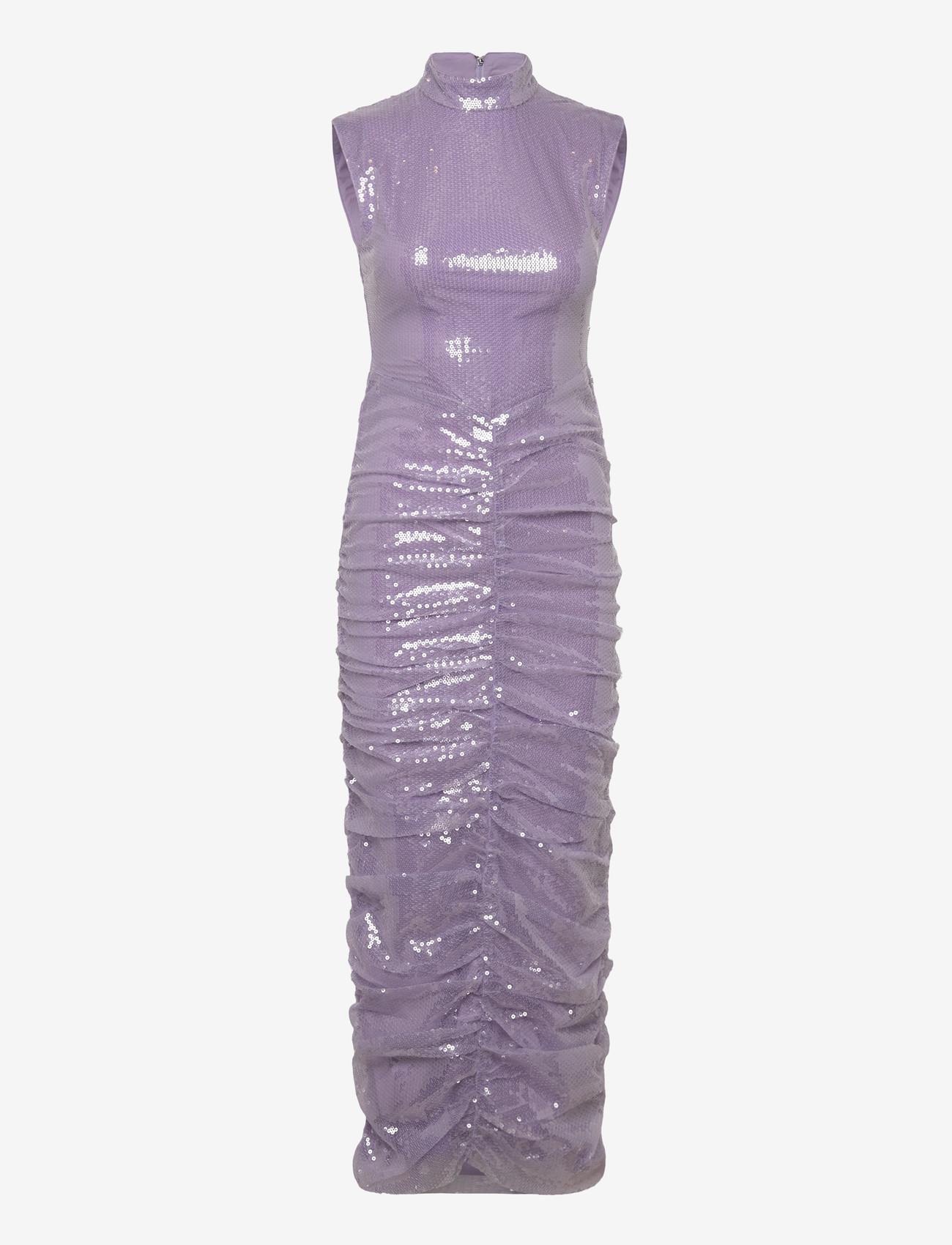 ROTATE Birger Christensen - SEQUIN MIDI DRESS - sequin dresses - misty lilac - 0