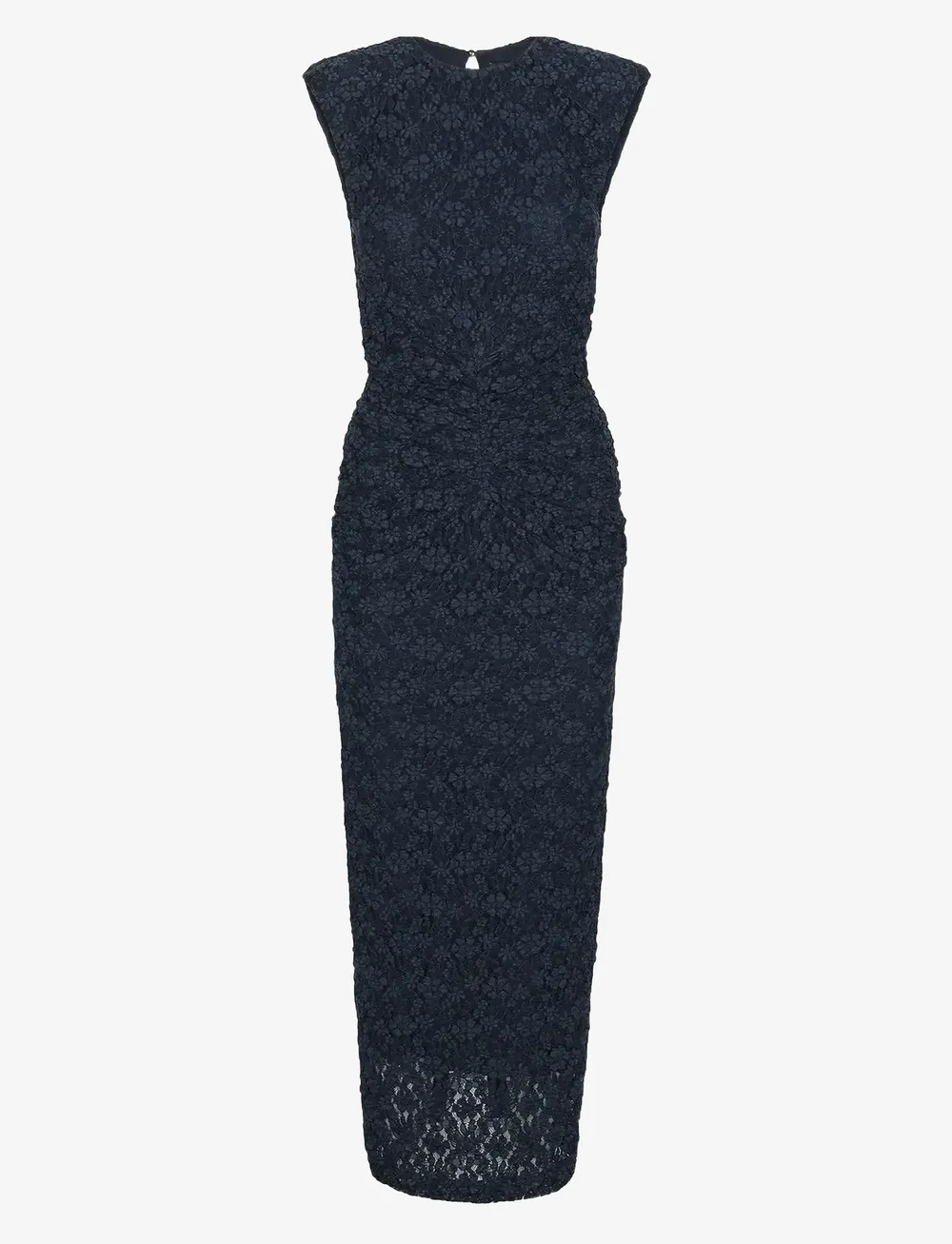 ROTATE Birger Christensen - LACE LONG MIDI DRESS - cocktailkjoler - navy blazer - 1