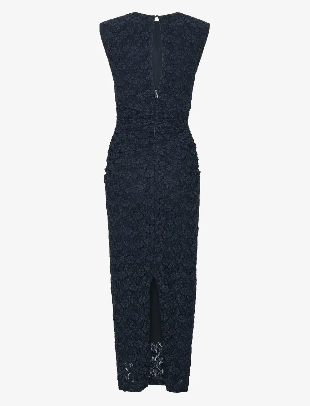ROTATE Birger Christensen - LACE LONG MIDI DRESS - cocktailkjoler - navy blazer - 2