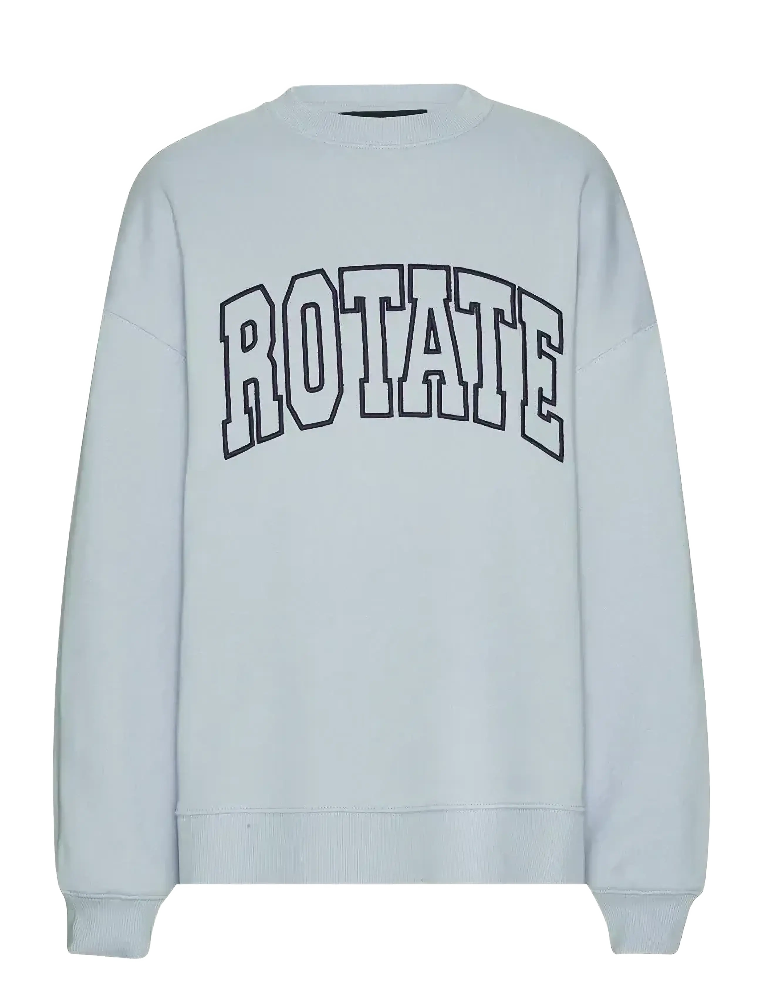 ROTATE Birger Christensen HEAVY SWEAT CREWNECK - Sweatshirts - BABY BLUE / blue