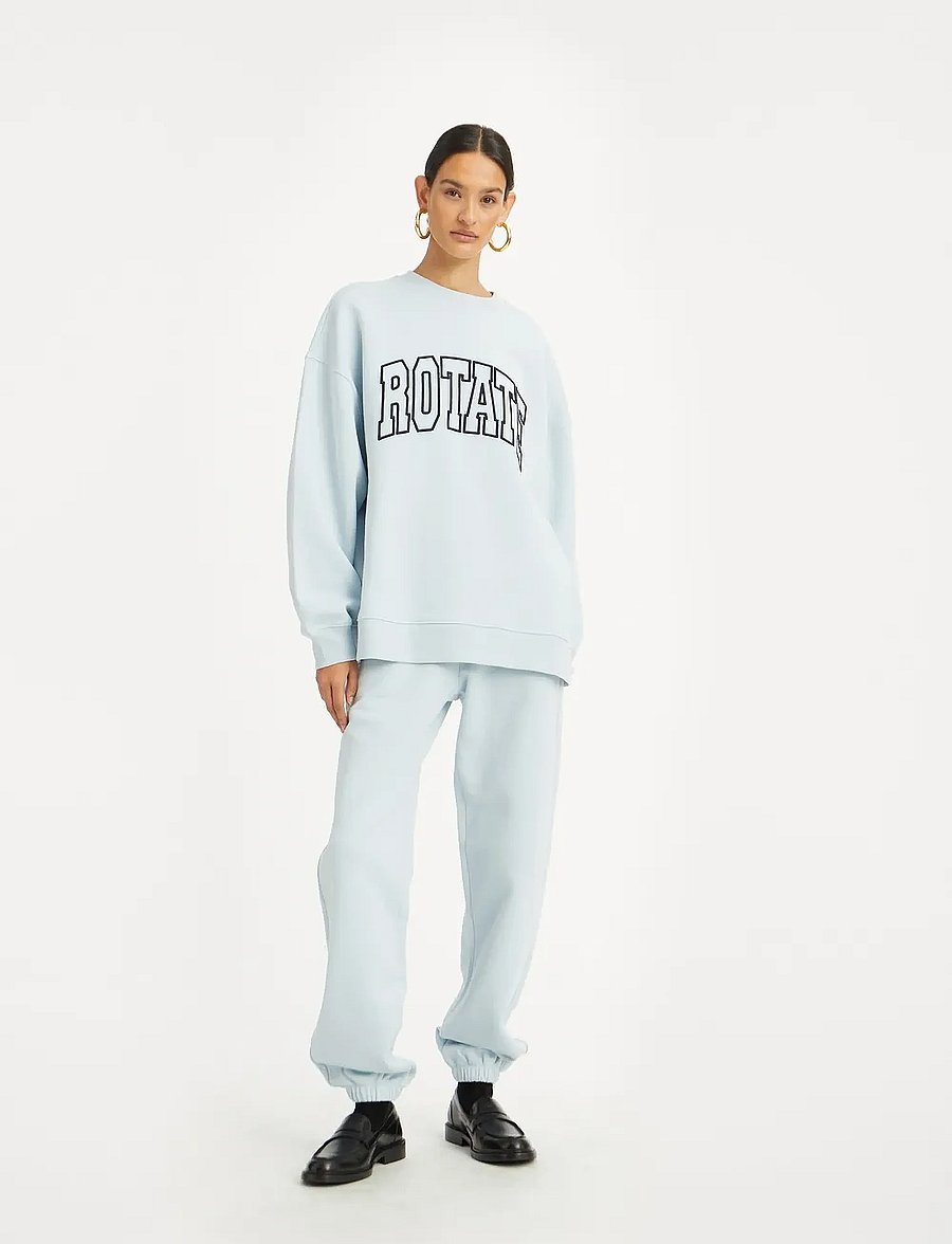 ROTATE - HEAVY SWEAT CREWNECK - baby blue - 0