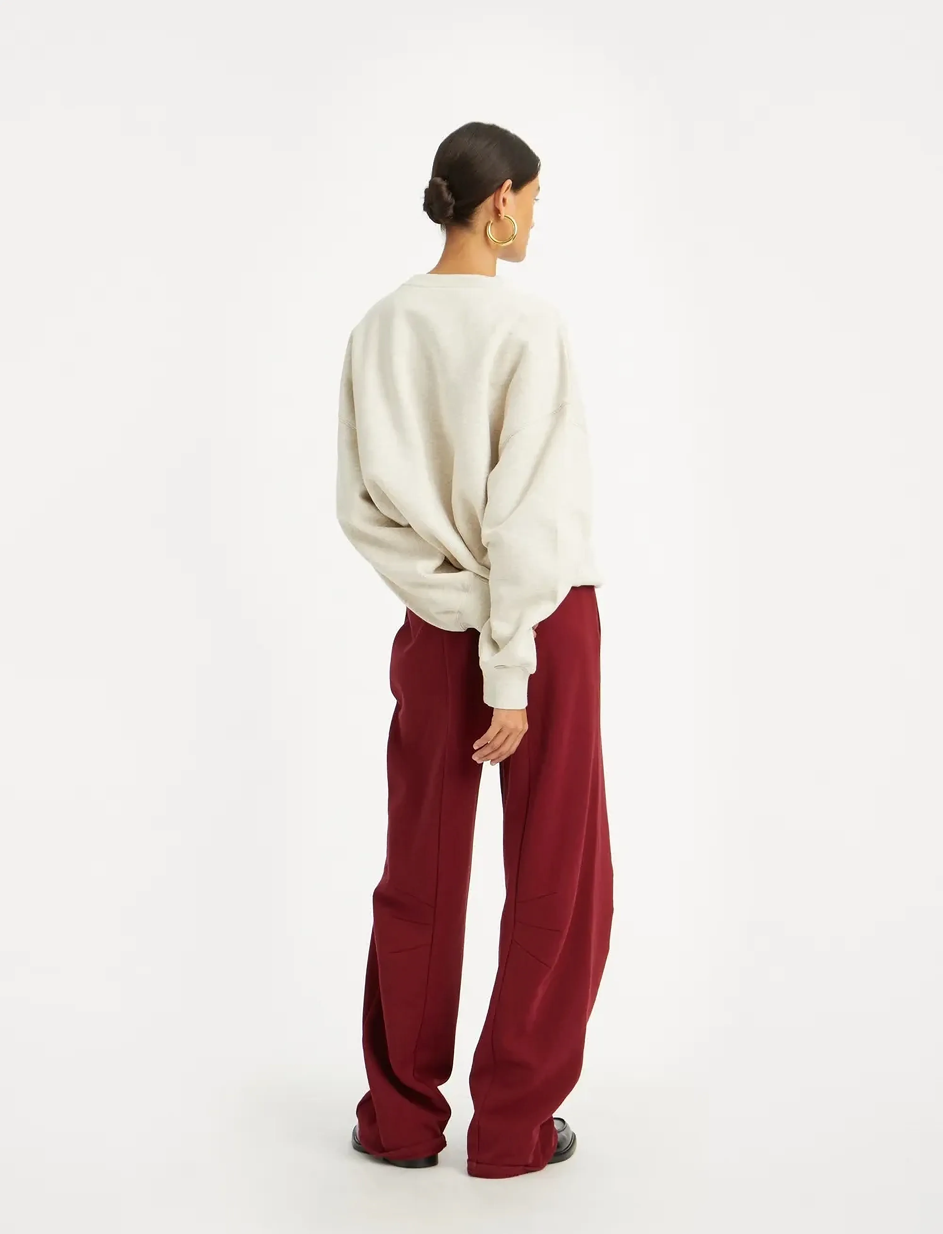 ROTATE - HEAVY SWEAT CREWNECK - white melange - 5