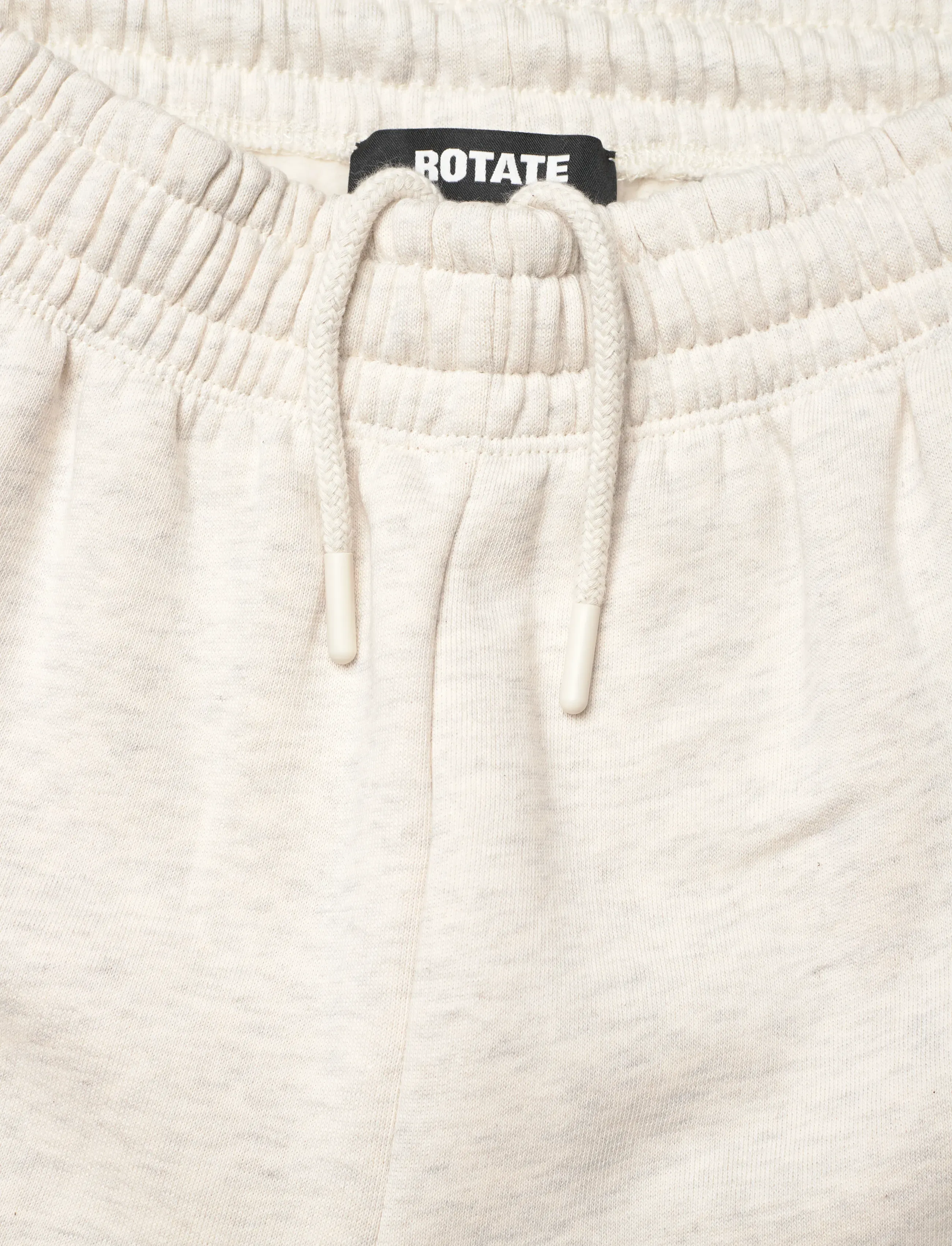ROTATE Birger Christensen - HEAVY SWEAT SHORTS - white melange - 2
