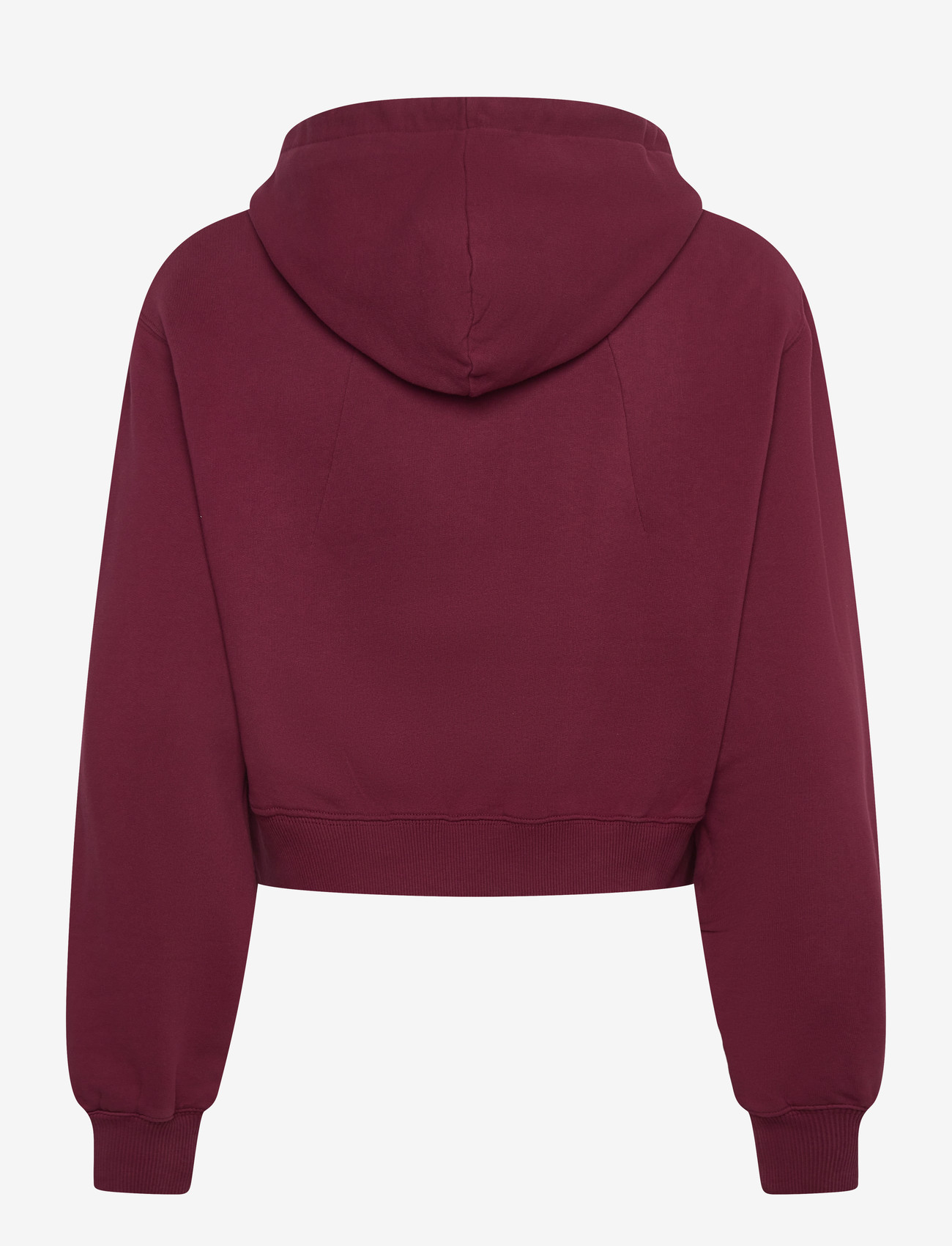 ROTATE - TERRY BACK CROPPED HOODIE - hoodies - zinfandel - 1