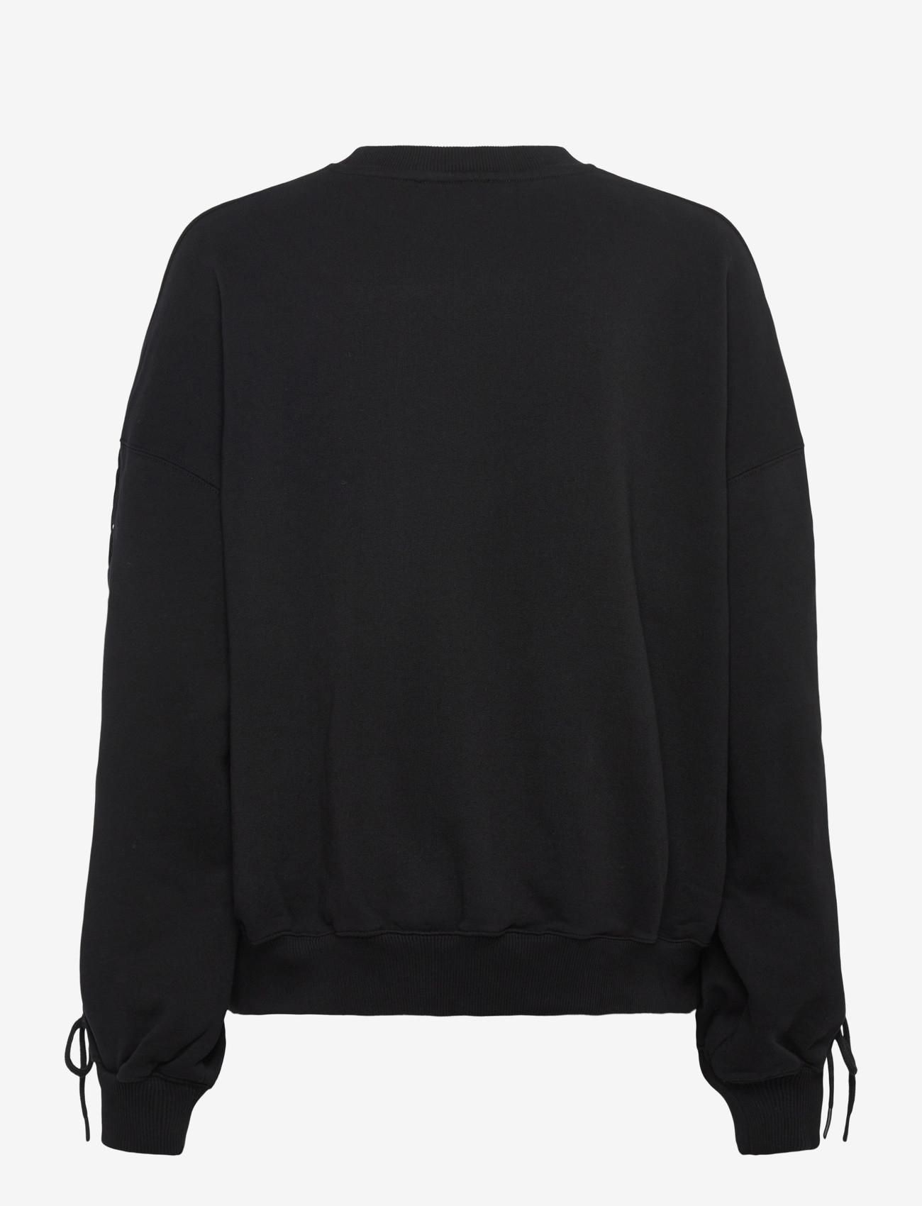 ROTATE Birger Christensen - LACING CREWNECK - kapuzenpullover - black - 1