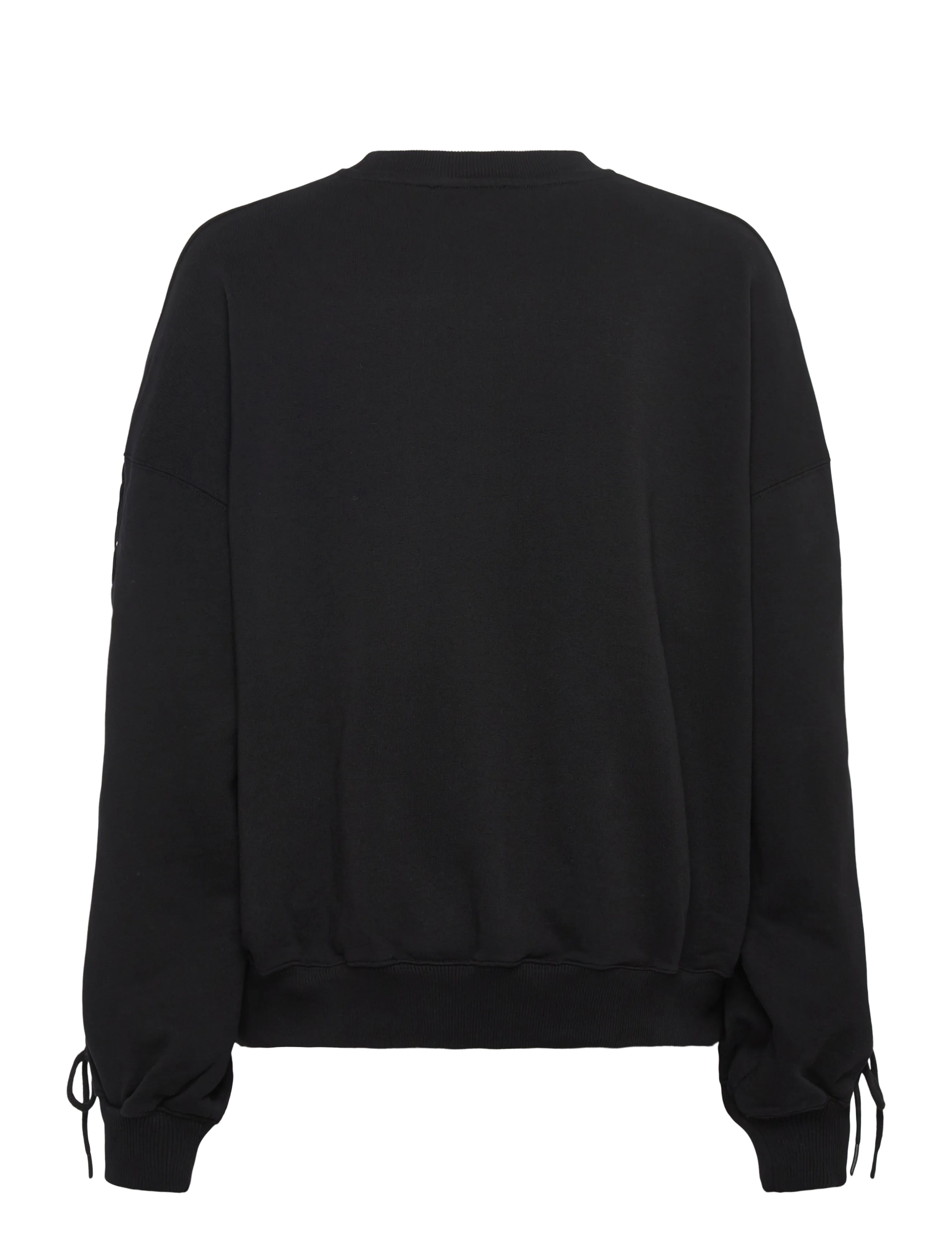 ROTATE Birger Christensen - LACING CREWNECK - black - 1