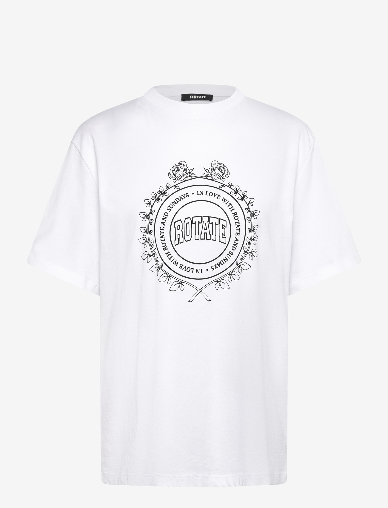 ROTATE Birger Christensen - OVERSIZED T-SHIRT - t-shirts - bright white - 0