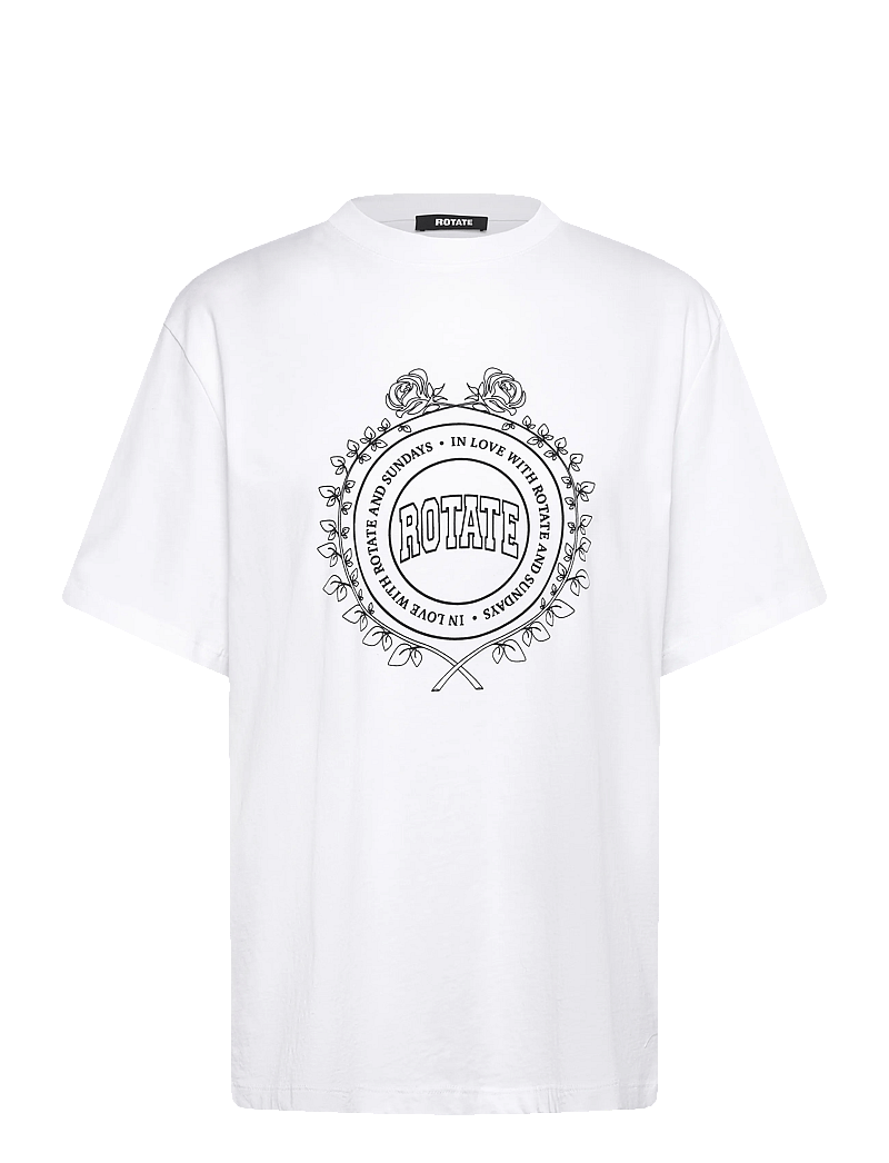 ROTATE Birger Christensen - OVERSIZED T-SHIRT - t-shirts - bright white - 0