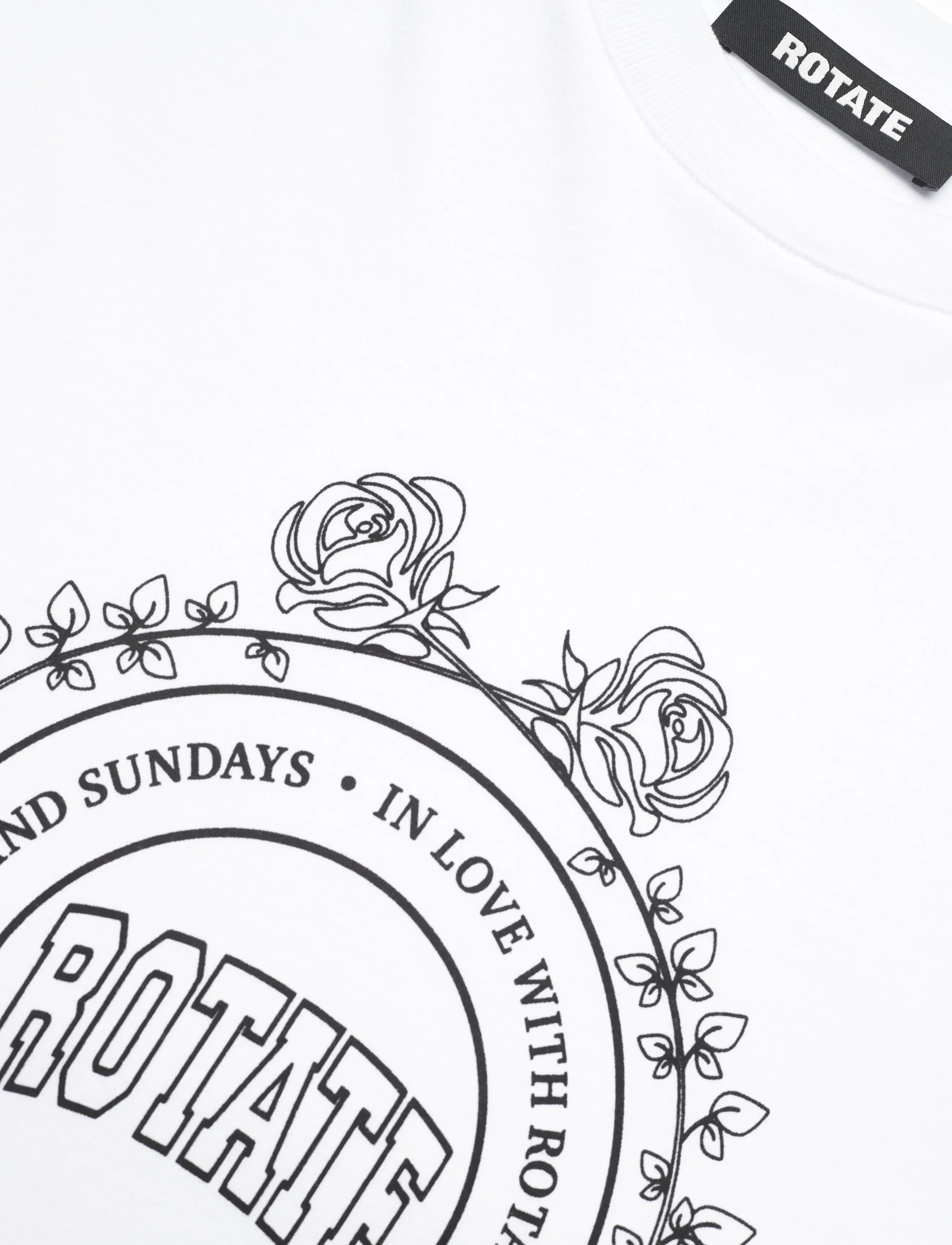 ROTATE Birger Christensen - OVERSIZED T-SHIRT - bright white - 2