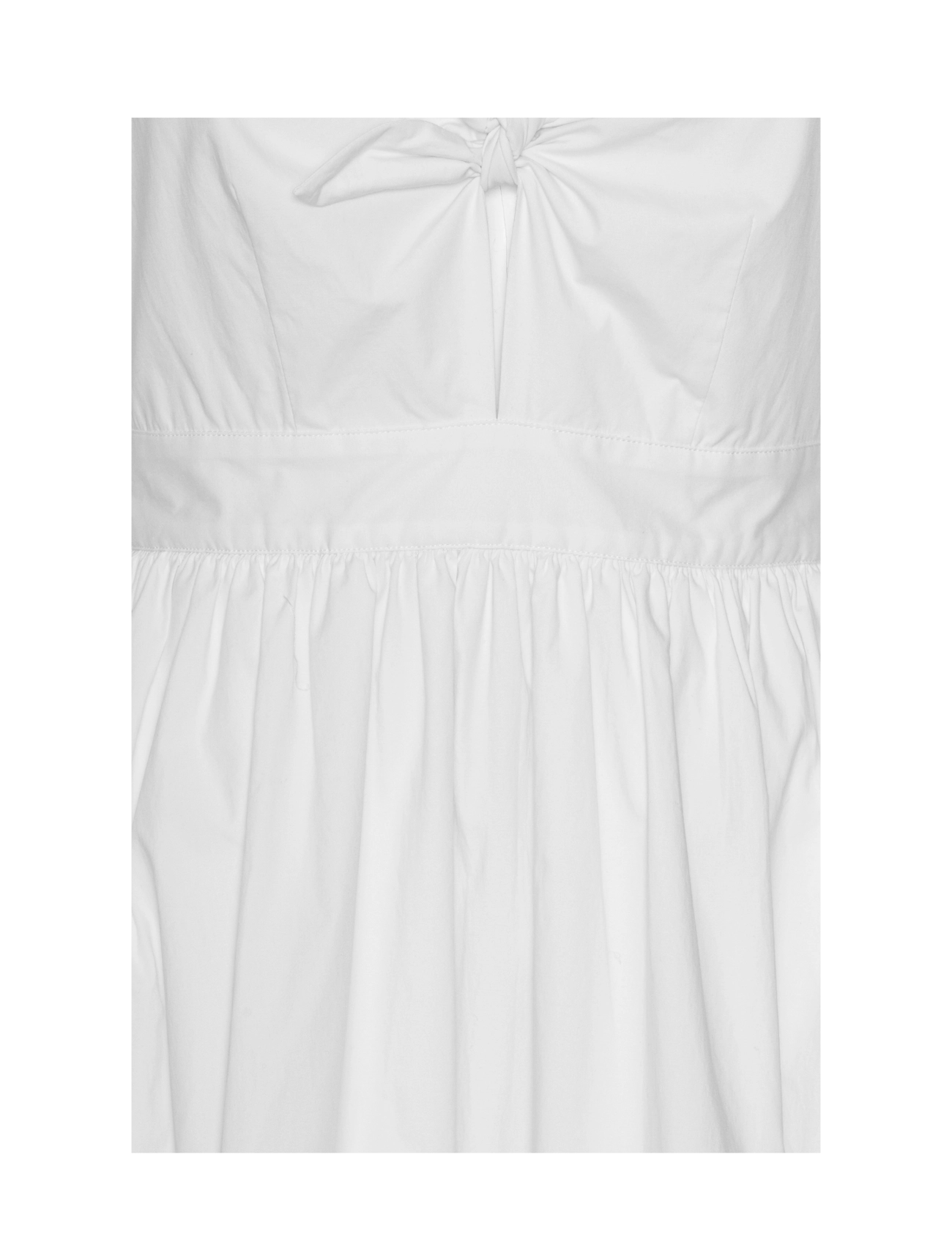 ROTATE - PUFF SLEEVE MIDI DRESS - bright white - 3