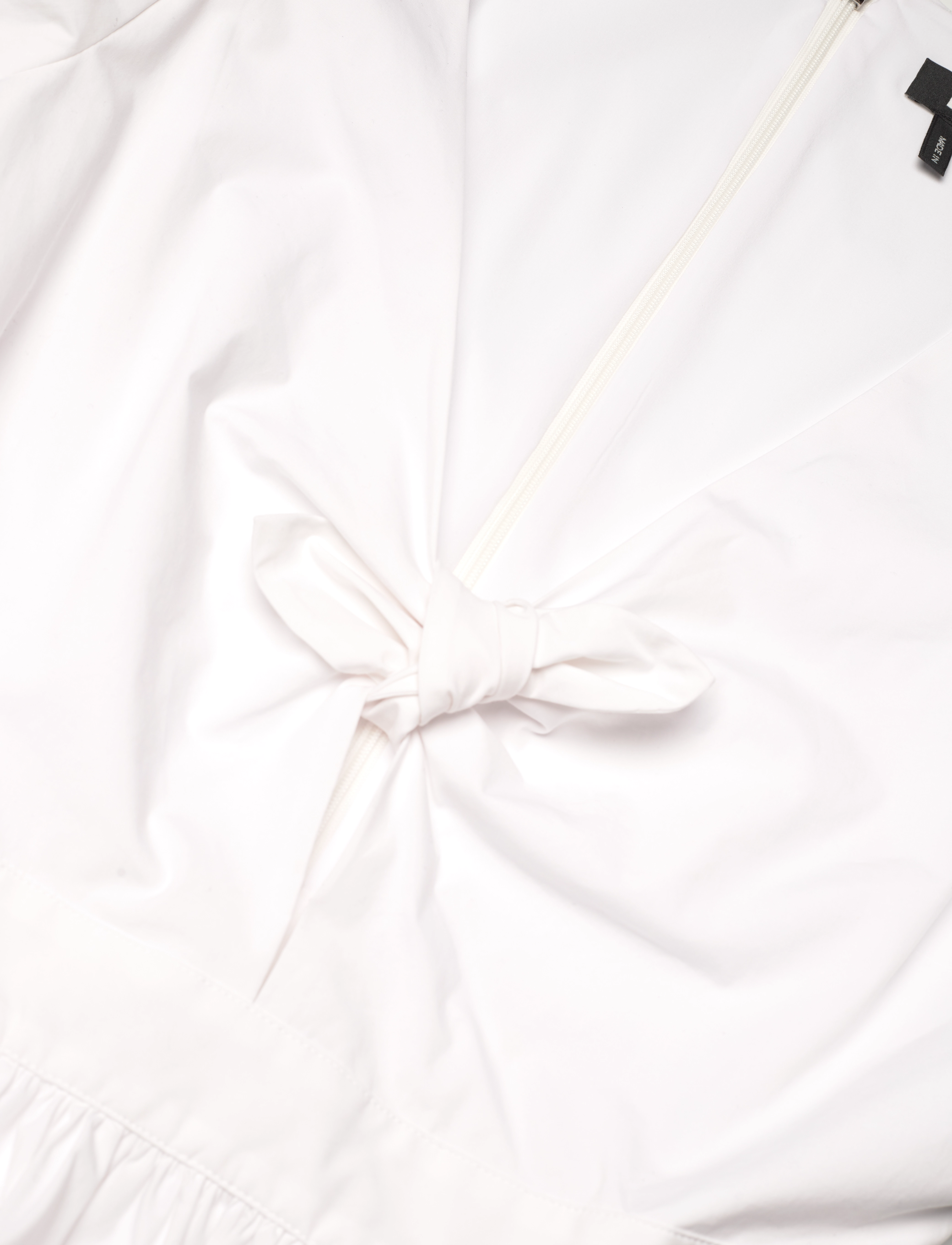 ROTATE - PUFF SLEEVE MIDI DRESS - bright white - 5