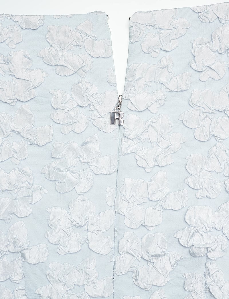 ROTATE Birger Christensen - JACQUARD LS MINI DRESS - korta klänningar - illusion blue - 3