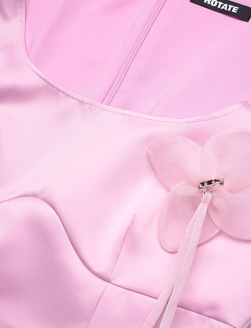 ROTATE Birger Christensen - Satin Flower Dress - festklänningar - fairy tale - 4
