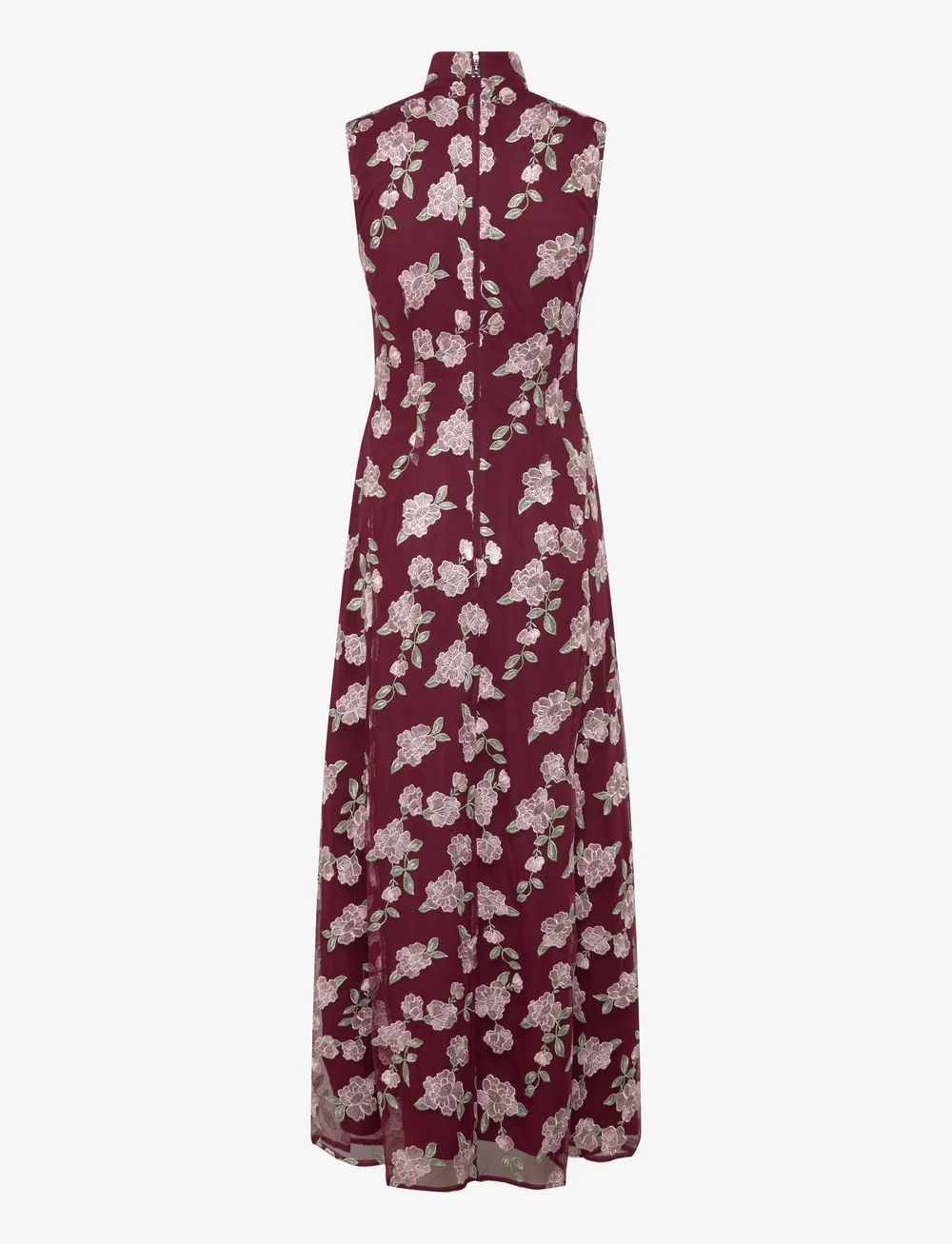 ROTATE Birger Christensen - SLEEVELESS MAXI DRESS - aftenkjoler - zinfandel comb. - 2