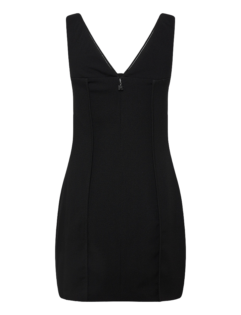 ROTATE Birger Christensen - CREPE OFF SHOULDER DRESS - stramme kjoler - black - 1