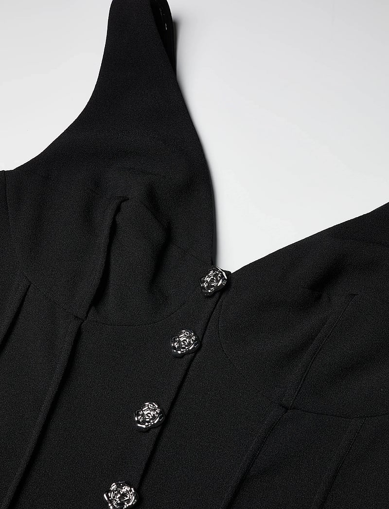 ROTATE Birger Christensen - CREPE OFF SHOULDER DRESS - stramme kjoler - black - 2