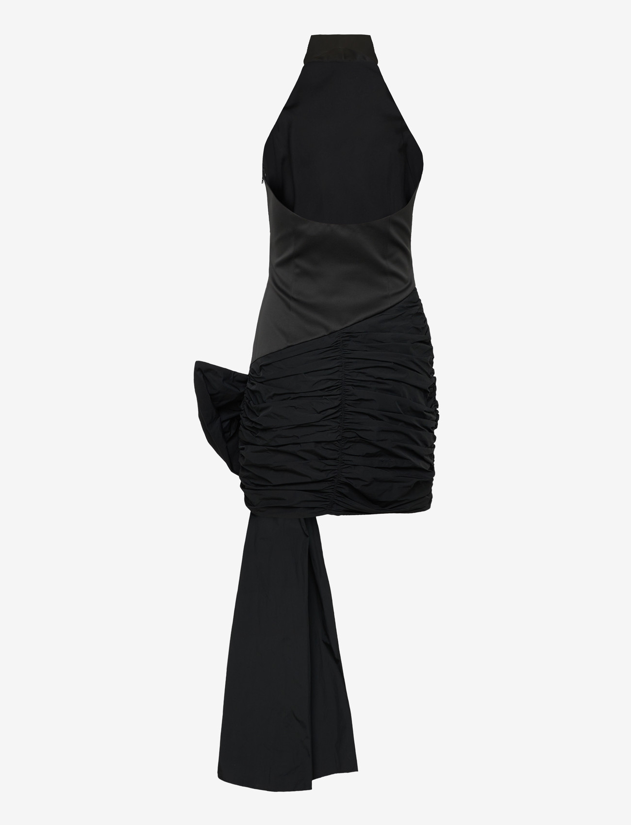 ROTATE Birger Christensen - SATIN BOW DRESS - cocktailkjoler - black - 1