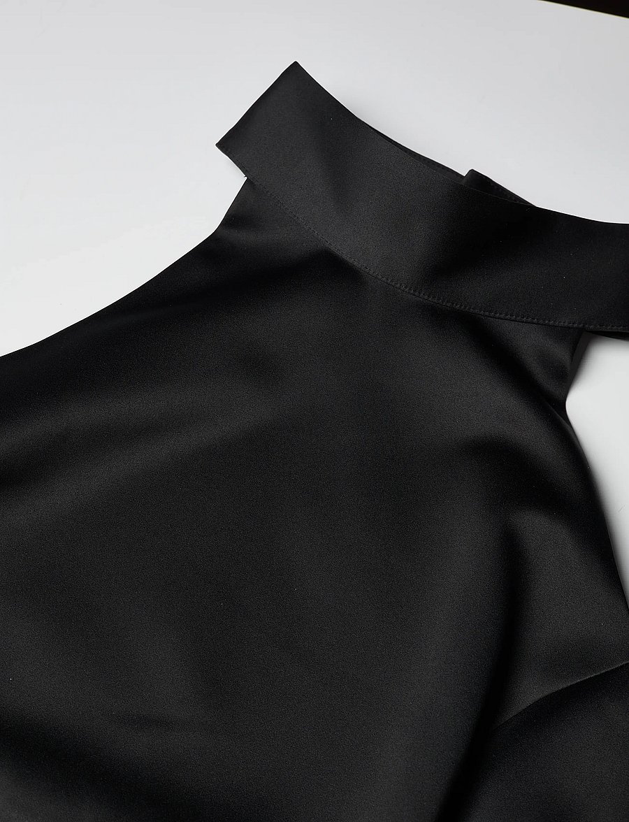 ROTATE - SATIN BOW DRESS - cocktailkleider - black - 2