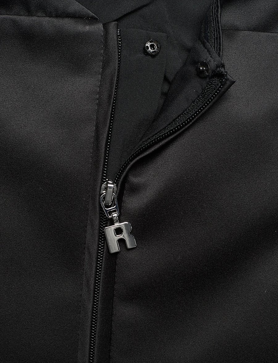 ROTATE - SATIN FITTED TOP - black - 3
