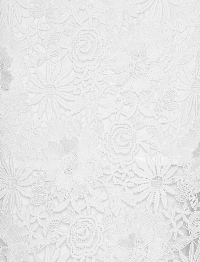 ROTATE - 3D LACE PENCIL SKIRT - midi nederdele - egret - 2
