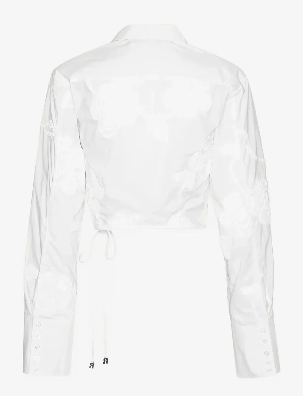 ROTATE Birger Christensen - WRAP COTTON SHIRT - jeanshemden - bright white - 2