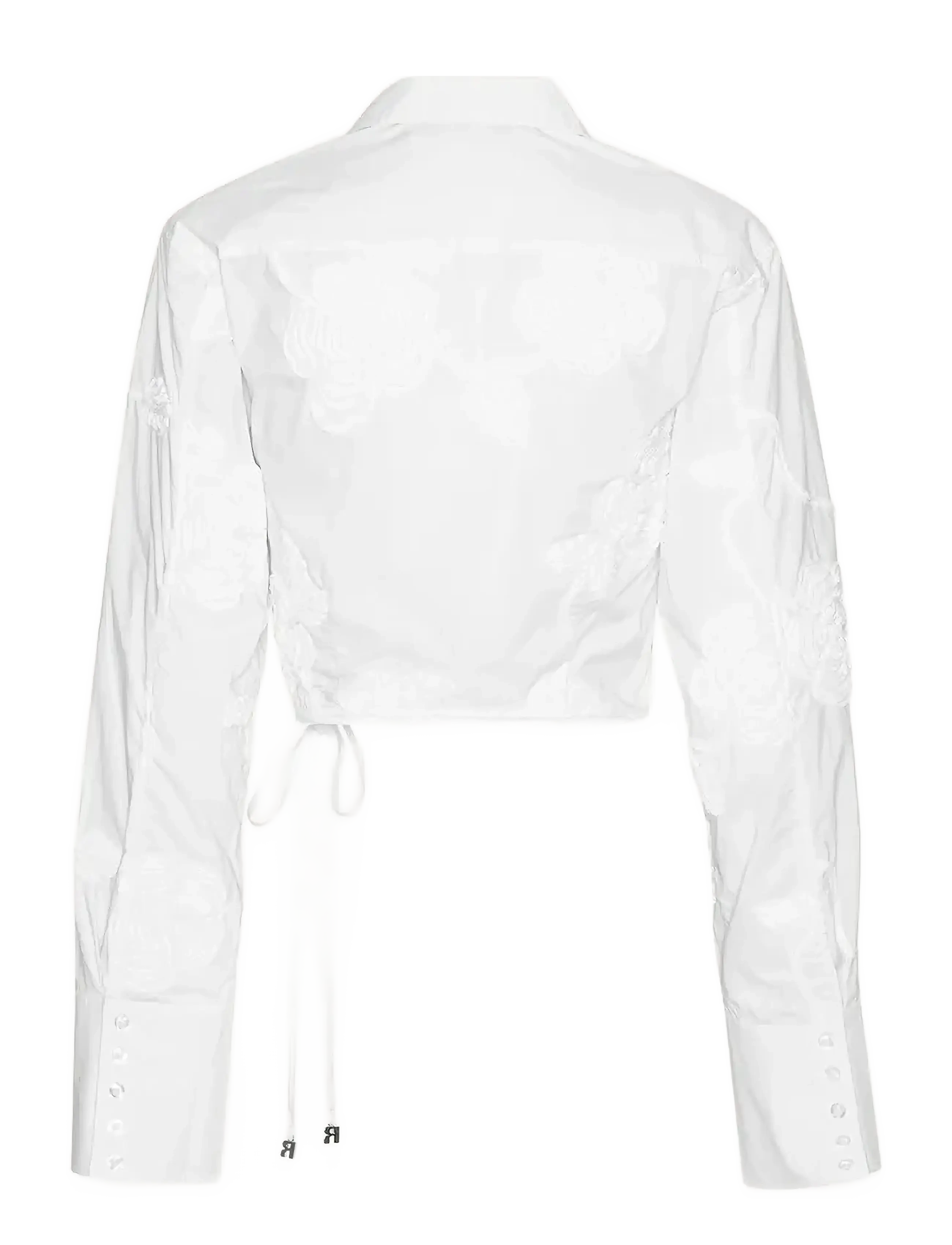 ROTATE - WRAP COTTON SHIRT - langärmlige hemden - bright white - 2