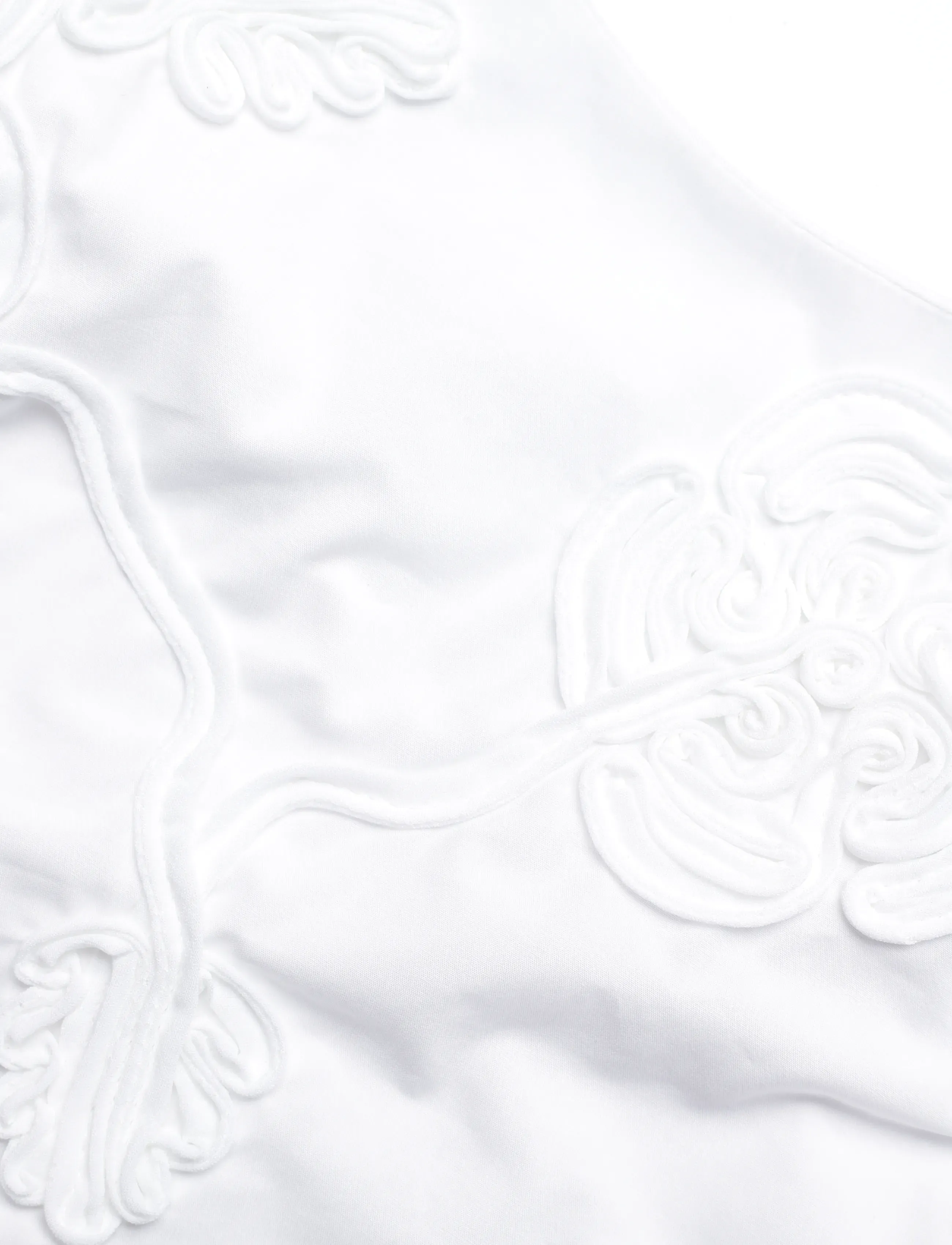 ROTATE - PUFF SLEEVE COTTON TOP - t-shirts - bright white - 2