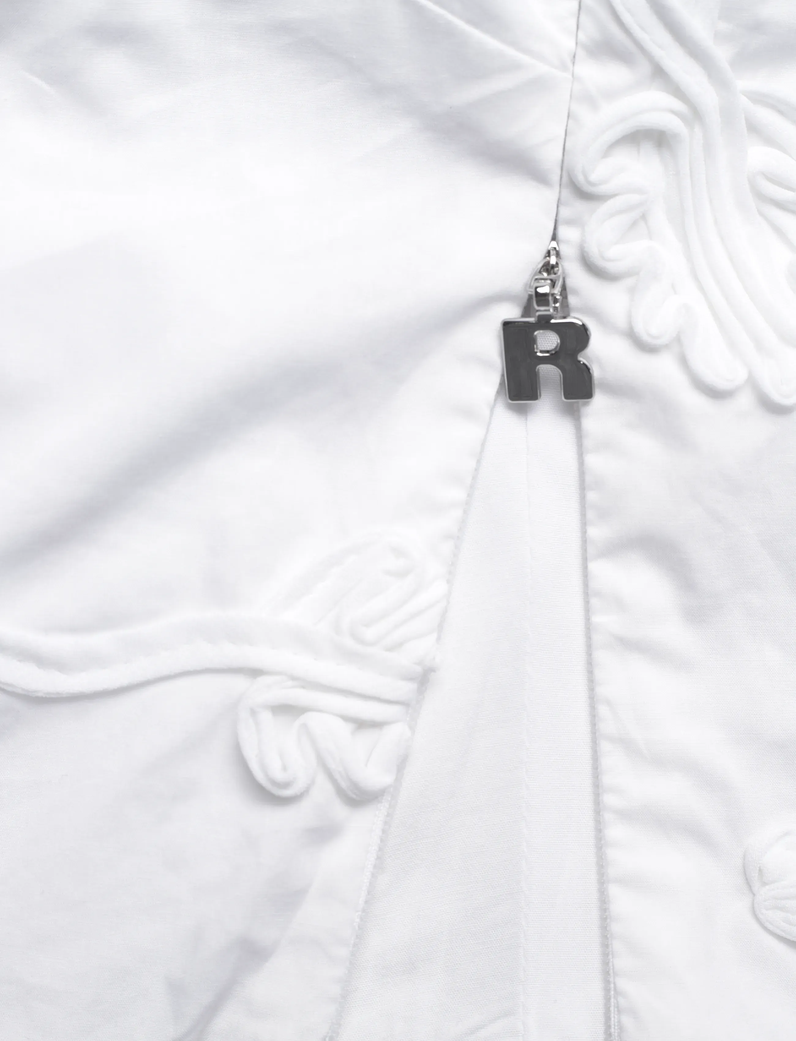ROTATE - PUFF SLEEVE COTTON TOP - t-shirts - bright white - 3
