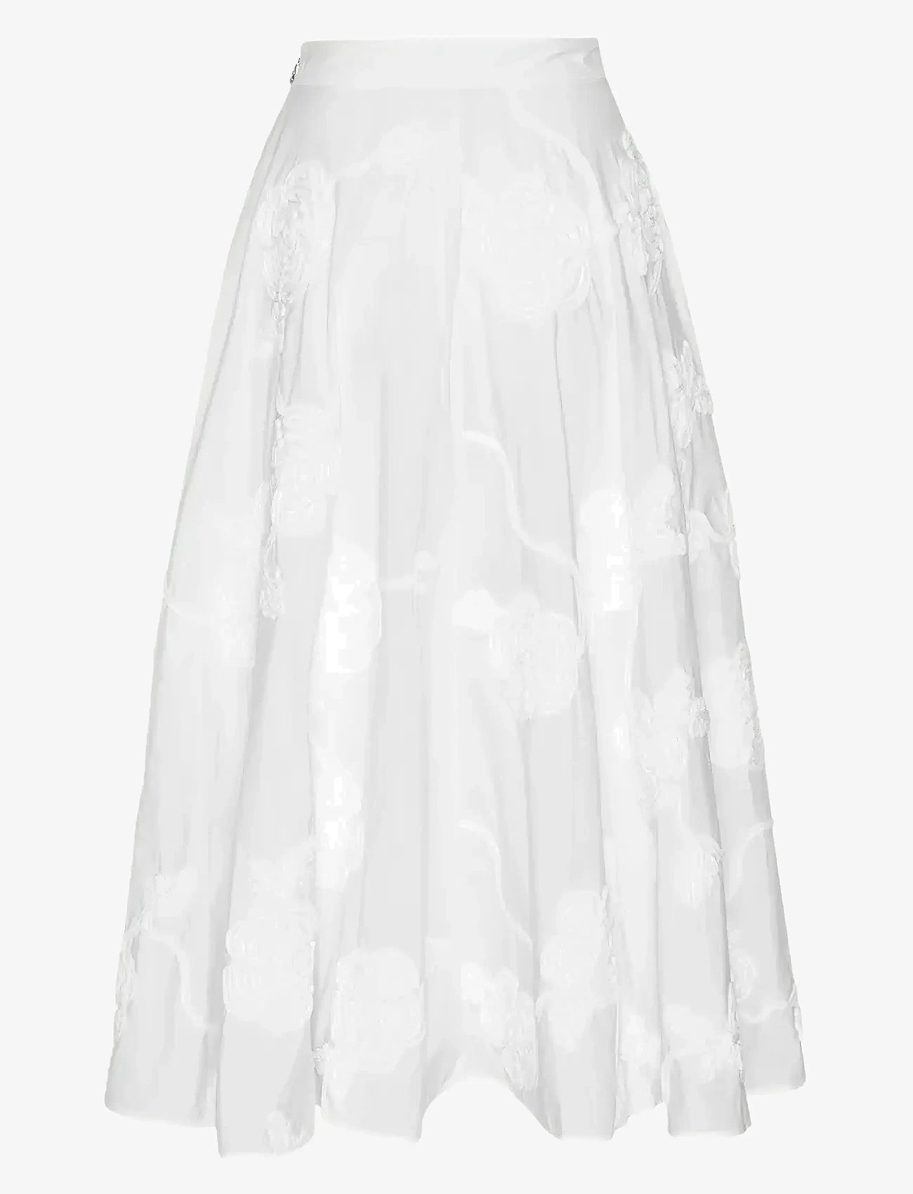 ROTATE Birger Christensen - FLOWER MAXI SKIRT - maxi röcke - bright white - 2