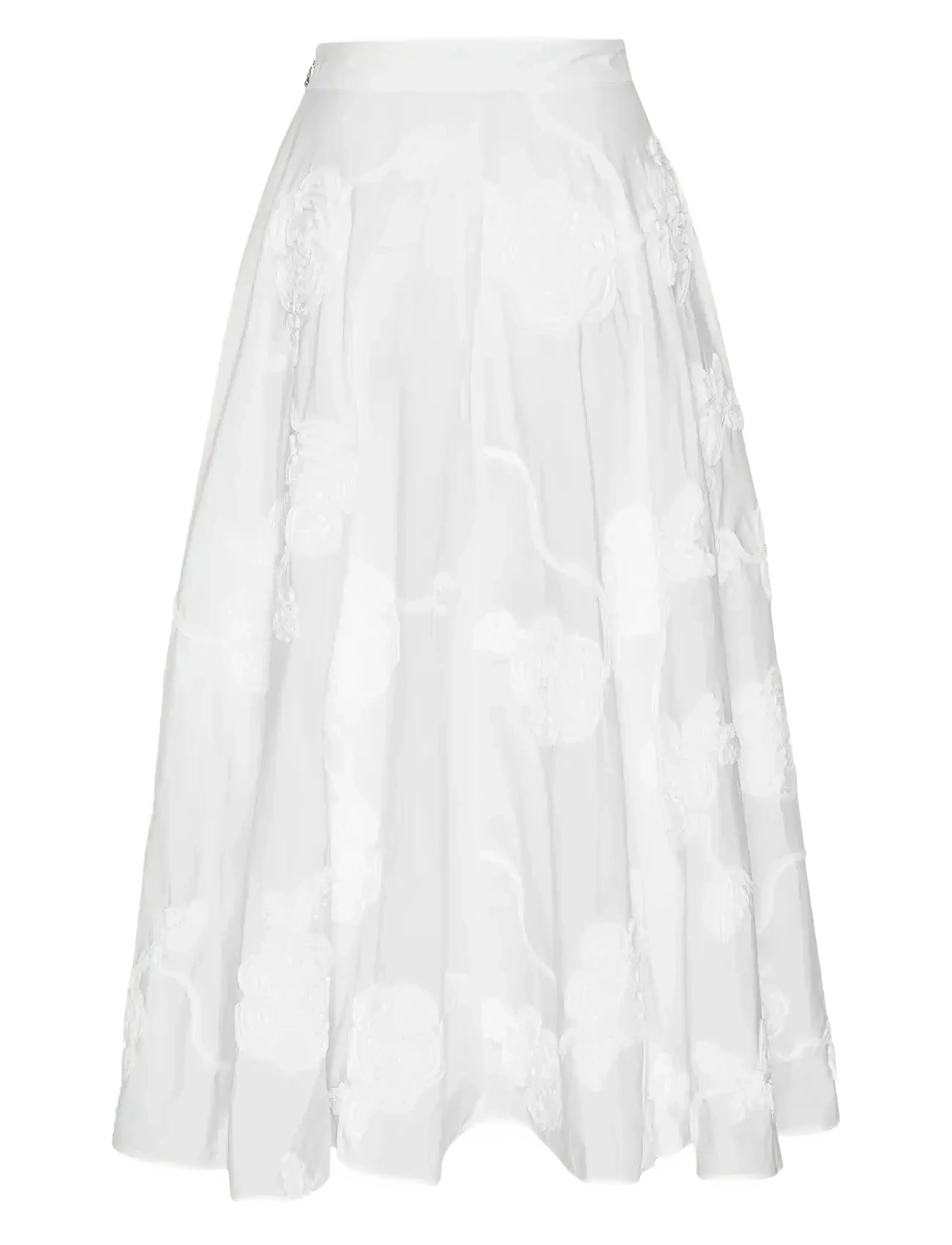 ROTATE - FLOWER MAXI SKIRT - maxi röcke - bright white - 2