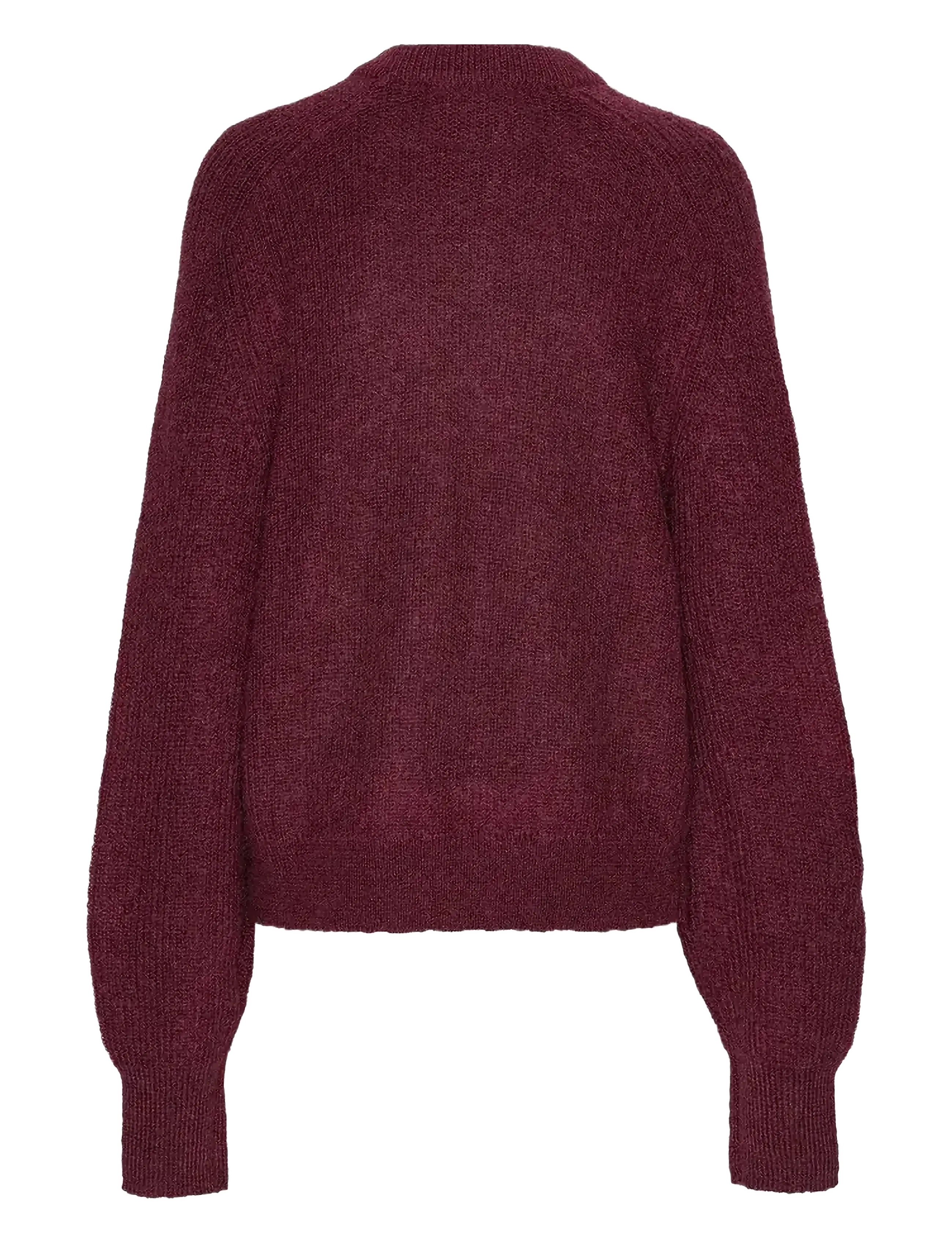ROTATE Birger Christensen - LIGHT KNIT LOGO SWEATER - zinfandel - 2