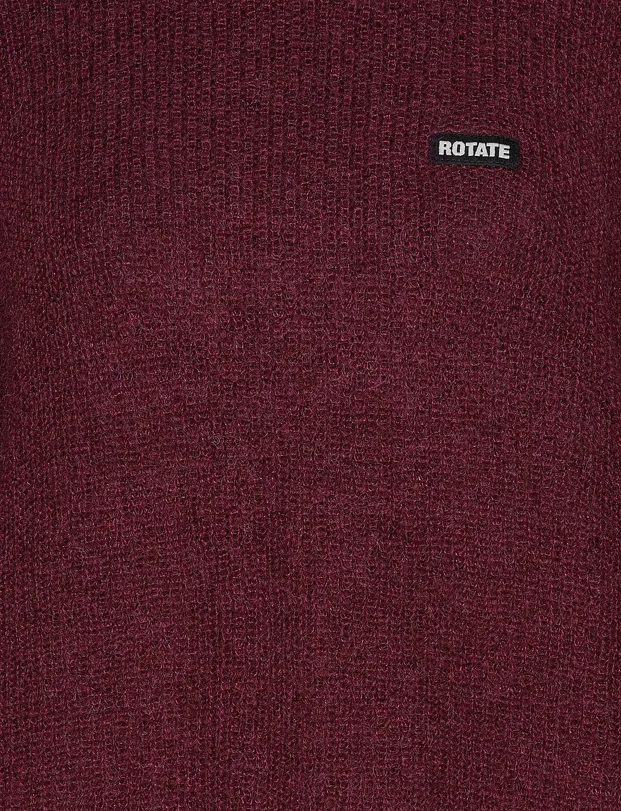 ROTATE - LIGHT KNIT LOGO SWEATER - zinfandel - 5