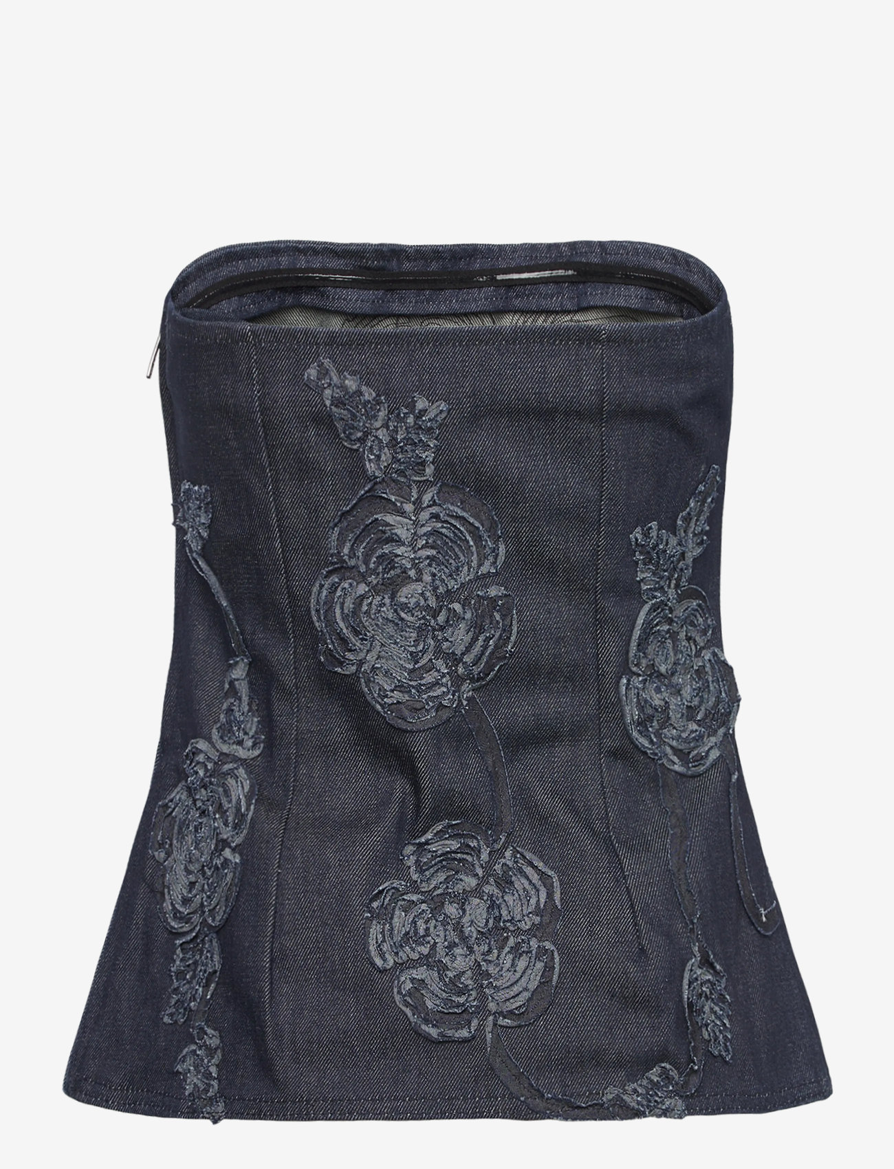 ROTATE Birger Christensen - DENIM SLEEVELESS TOP - Ærmeløse toppe - dark blue denim - 2