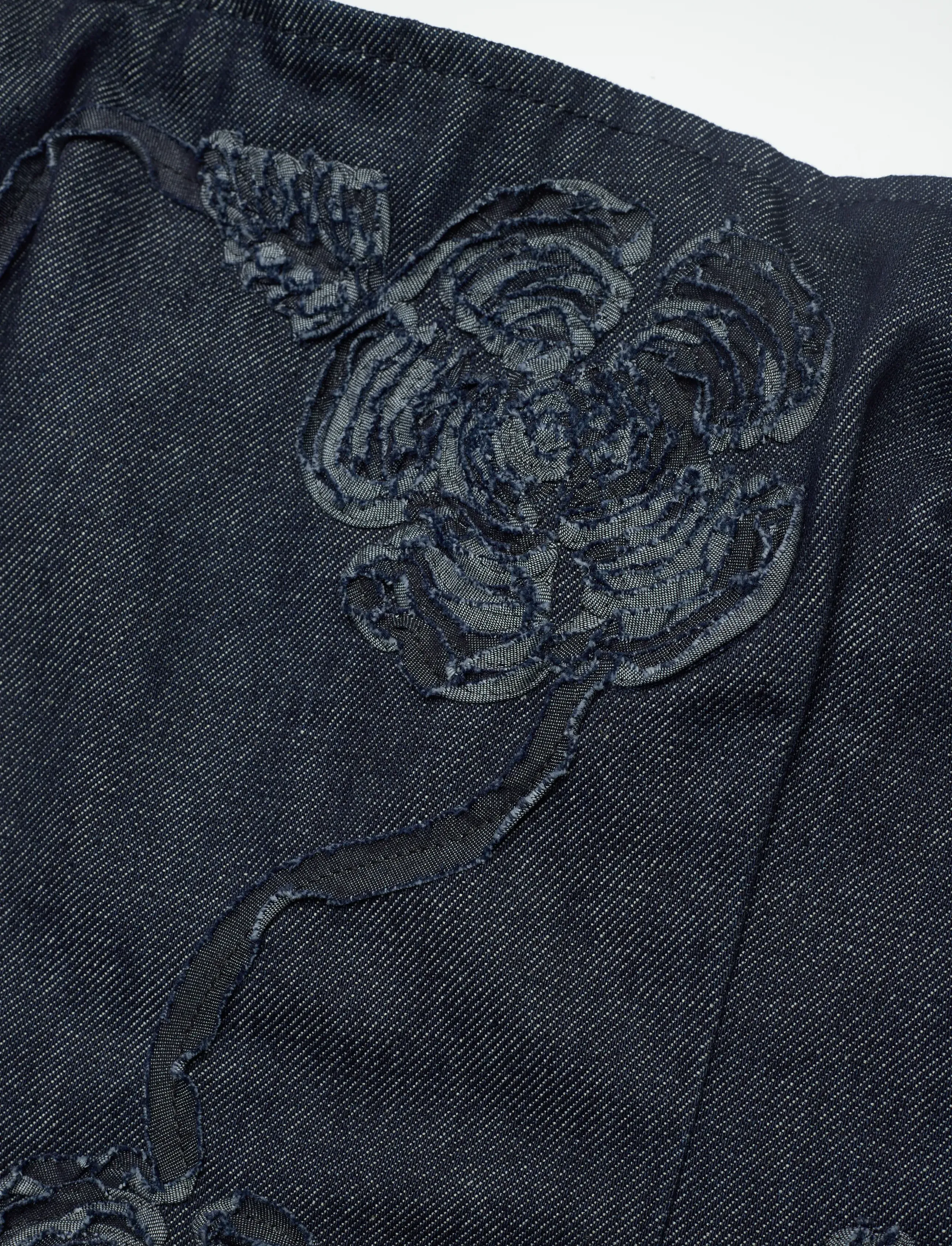 ROTATE - DENIM SLEEVELESS TOP - Ärmellose tops - dark blue denim - 5