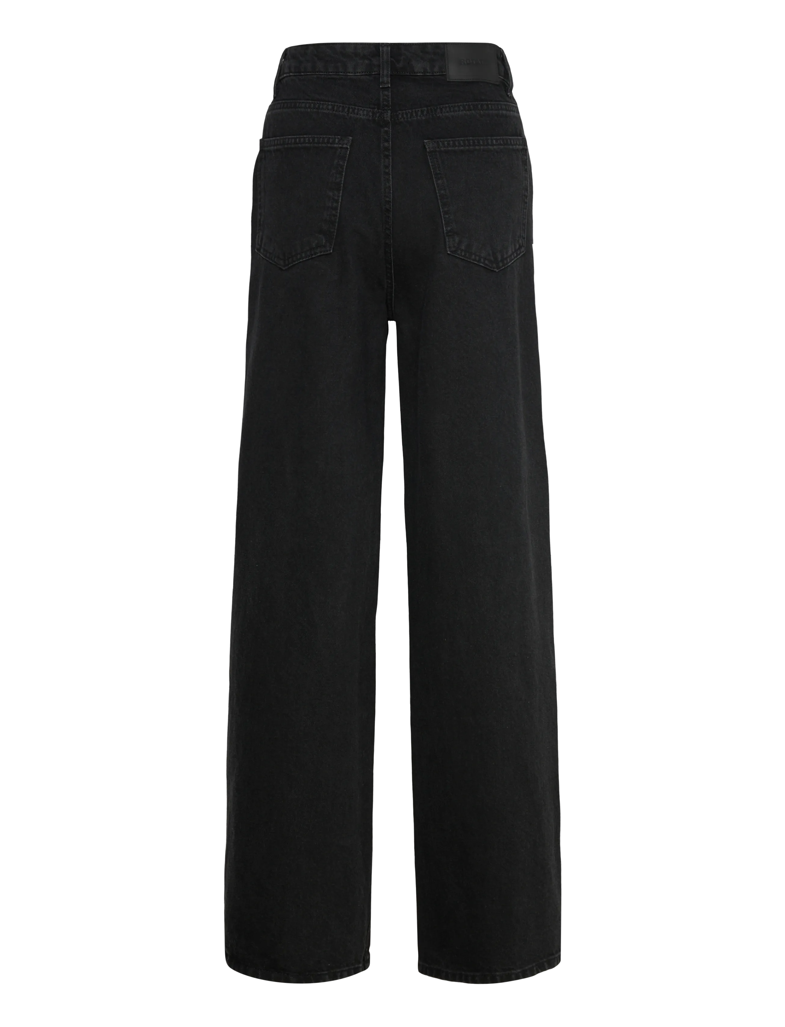 ROTATE - BUTTON DETAIL WIDE JEANS - wide leg jeans - black denim - 2