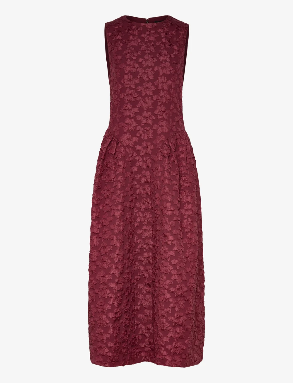 ROTATE Birger Christensen - JACQUARD MIDI DRESS - aftenkjoler - zinfandel - 1