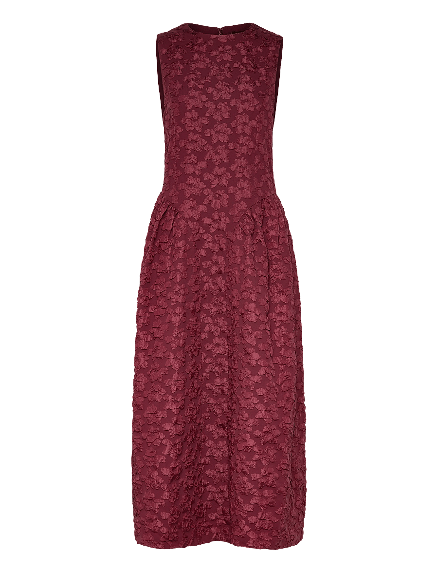 ROTATE - JACQUARD MIDI DRESS - kleitas svinībām - zinfandel - 1
