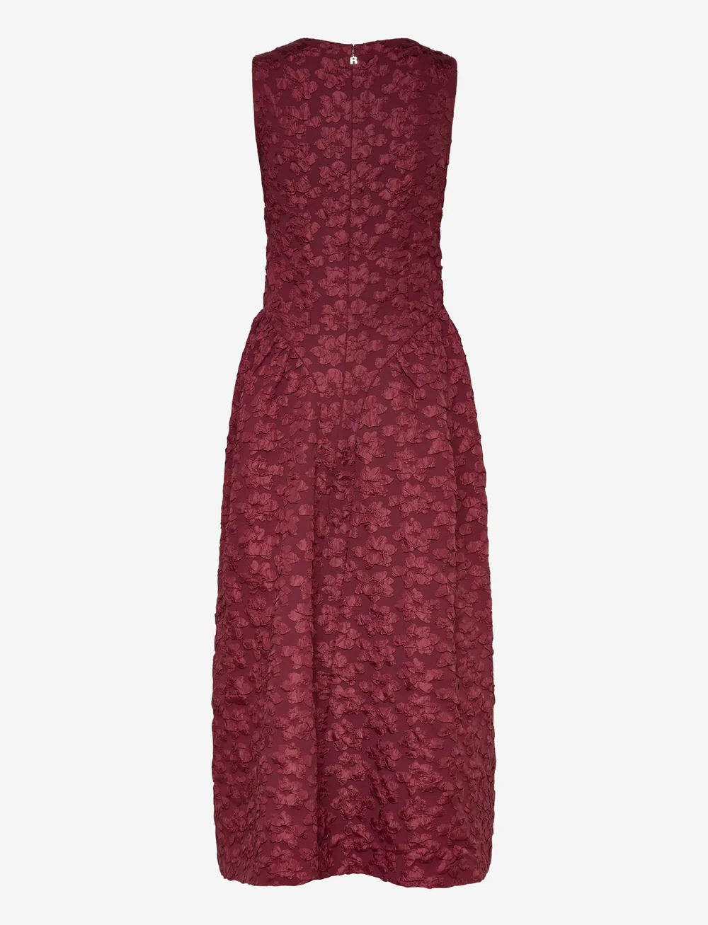 ROTATE Birger Christensen - JACQUARD MIDI DRESS - aftenkjoler - zinfandel - 2