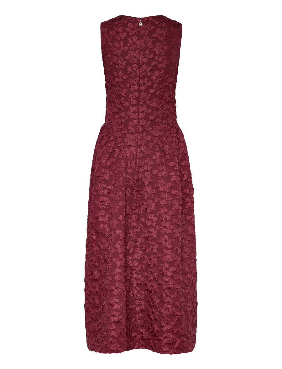 ROTATE - JACQUARD MIDI DRESS - kleitas svinībām - zinfandel - 2