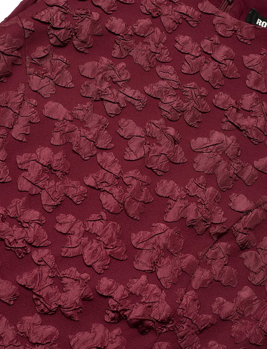 ROTATE - JACQUARD MIDI DRESS - kleitas svinībām - zinfandel - 5