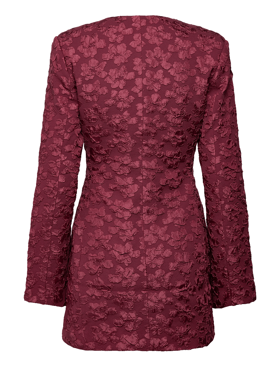 ROTATE - JACQUARD BLAZER DRESS - party dresses - zinfandel - 2