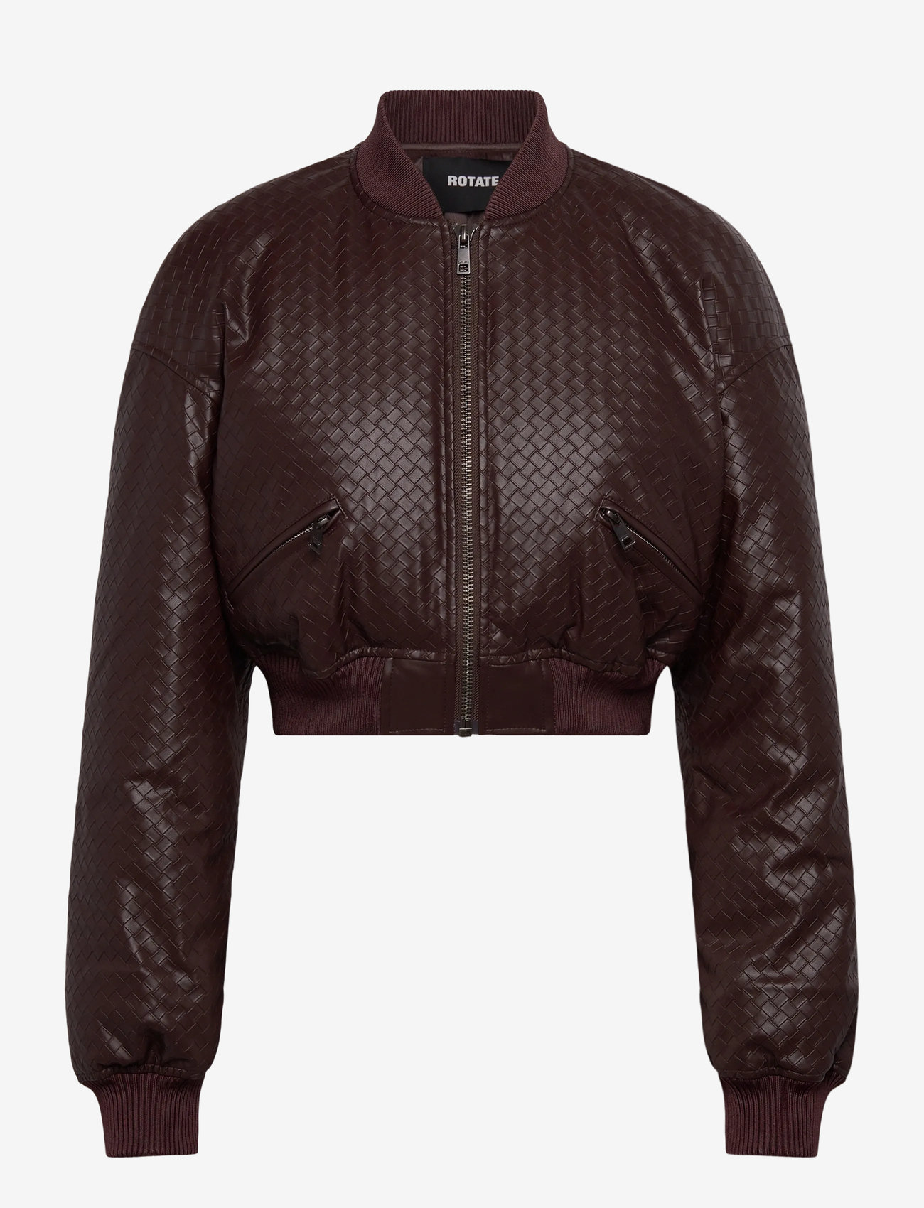 ROTATE Birger Christensen - CROPPED PUFFER JACKET - Õhukesed jakid - chicory coffee - 1