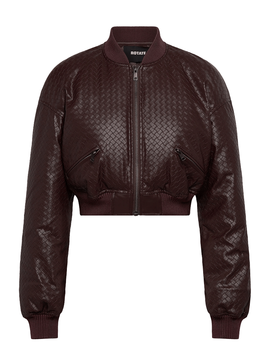 ROTATE - CROPPED PUFFER JACKET - vestes legères - chicory coffee - 1