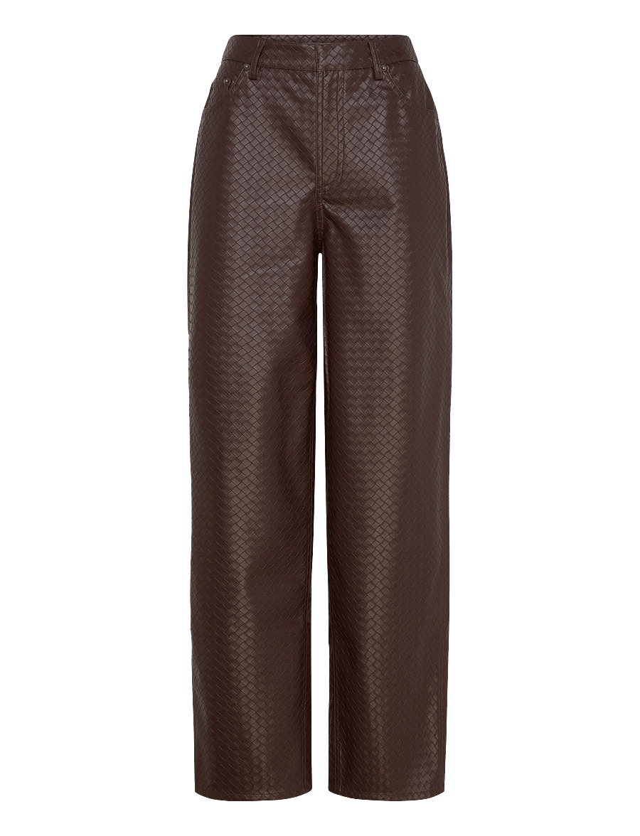 ROTATE - WIDE LEG 5 POCKET PANTS - chicory coffee - 1