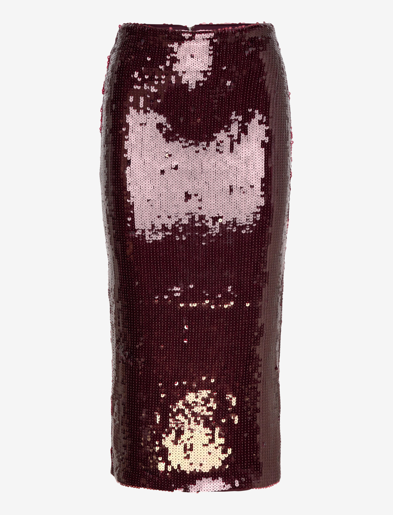 ROTATE Birger Christensen - SEQUINS PENCIL SKIRT - zinfandel - 0