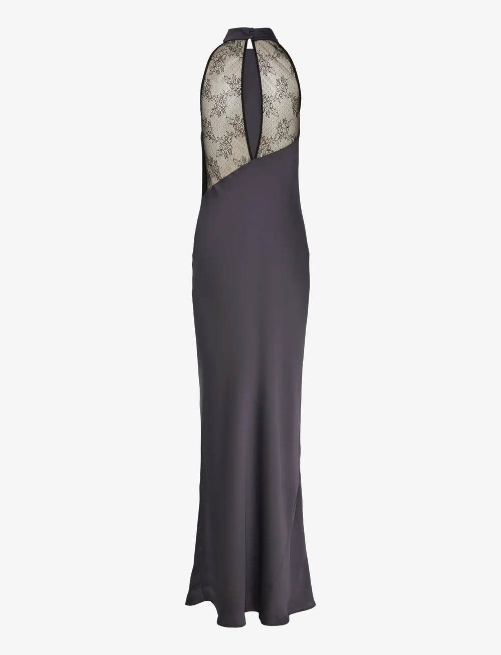 ROTATE Birger Christensen - LACE MAXI DRESS - aftenkjoler - graphite - 2